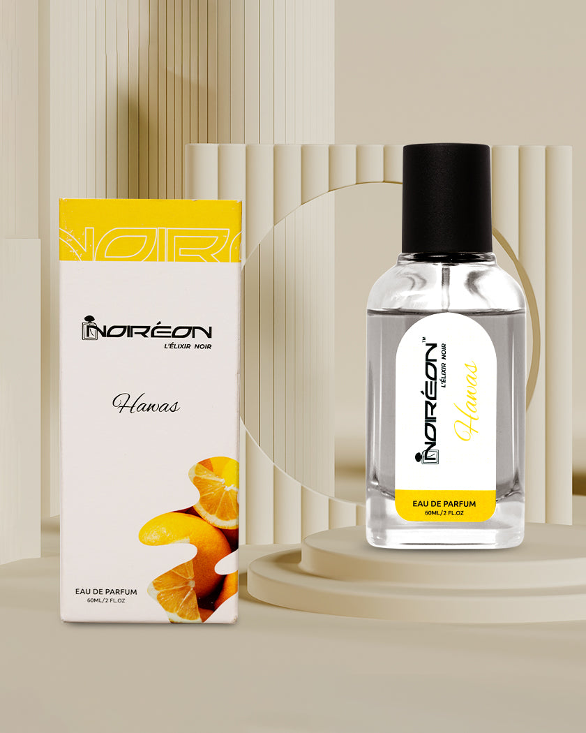 Hawas Eau De Parfum 60ml | Fresh Aquatic Citrus Perfume for Men & Women